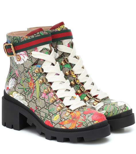 gucci flora ankle boots|boots gucci flora gorgeous jasmine.